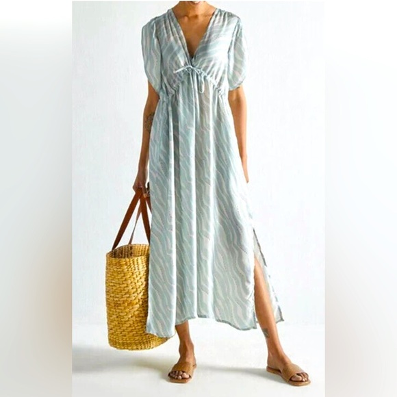 Reistor The Beach Bar Boho Maxi Dress Size M/L NWT - Picture 1 of 11